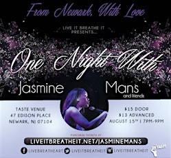 Live It, Breathe It Presents: One Night With... Jasmine Mans primary image