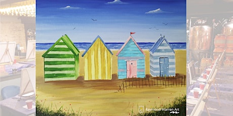 Paint Night - Worthing - 'Beach Huts'
