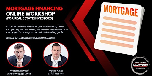 Mortgage Financing Online Workshop (for Real Estate Investors)  primärbild