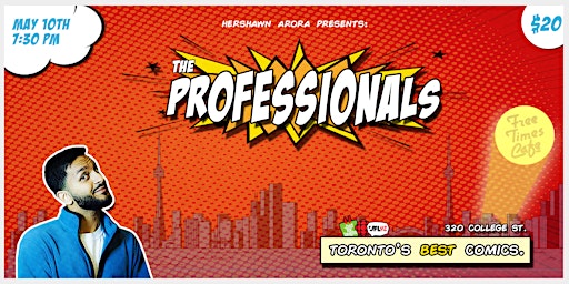 Primaire afbeelding van The Professionals Comedy Show - Toronto's Best Comics