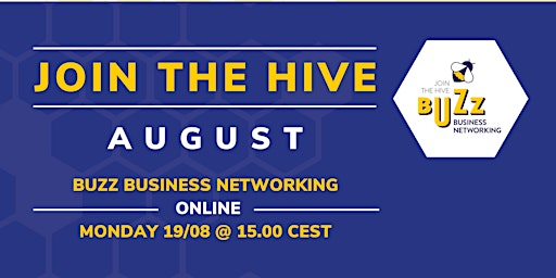 Imagem principal do evento August 2024 Buzz Business Networking - Online
