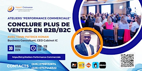 Ateliers “Performance Commerciale” - Conclure Plus de Ventes en B2B/B2C