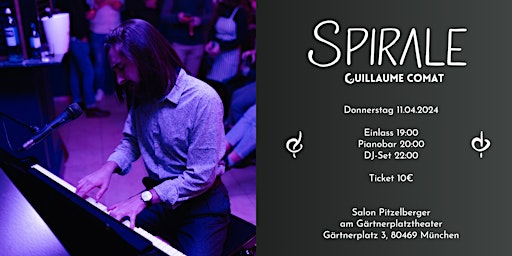 SPIRALE Pianobar by Guillaume Comat & Funky-House DJ-Set primary image