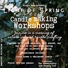 Light of Spring Candle Making Workshop