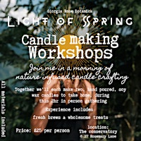 Light of Spring Candle Making Workshop primary image