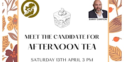 Imagem principal de Meet The Candidate for Afternoon Tea