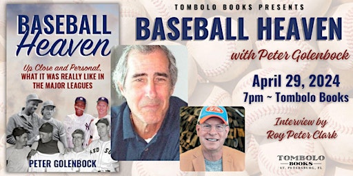 Imagem principal do evento Baseball Heaven: An Evening with Peter Golenbock