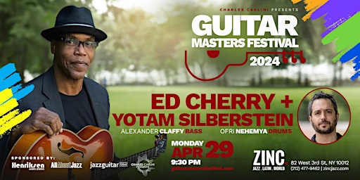 Imagem principal do evento Guitar Masters Festival: Ed Cherry & Yotam Silberstein