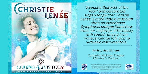 Christie Lenee Returns to the Catherine Hickman Theater Stage in Gulfport FL primary image