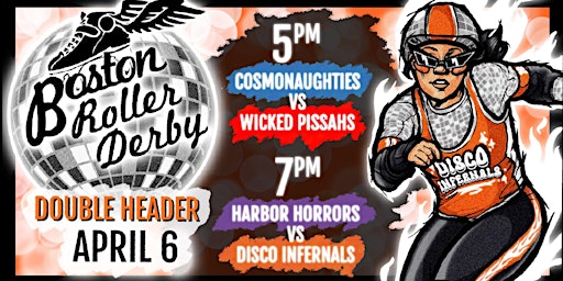 Boston Roller Derby Double Header primary image
