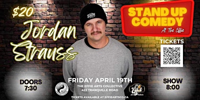 Imagem principal do evento Stand Up Comedy at The Effie Starring Jordan Strauss - Kamloops, BC