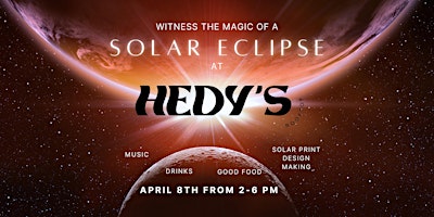 Primaire afbeelding van Solar Eclipse Party @ Hedy's Rooftop