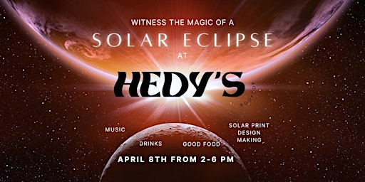 Hauptbild für Solar Eclipse Party @ Hedy's Rooftop