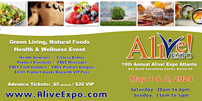 Alive! Expo Atlanta 2024 - 19th Annual primary image