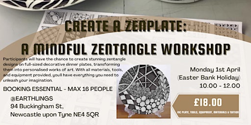 Immagine principale di ZenPlate: A Mindful Zentangle Workshop 