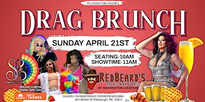 Primaire afbeelding van DRAG BRUNCH AT REDBEARDS - MT WASHINGTON