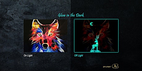 Sip and Paint (Glow in the Dark): The Wolf (8pm Fri)