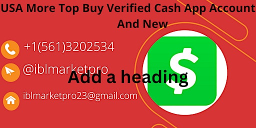 Primaire afbeelding van Which 1 is the best place to buy verified cash app accounts?2025 usa