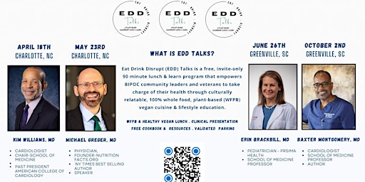 Power is Giving Presents EDD Talks w/Michael Greger,  MD primary image