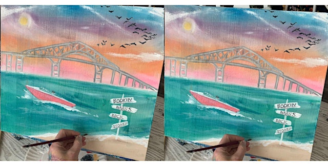 Image principale de Key Bridge: Sparrows Point, The Cove with Artist Katie Detrich!