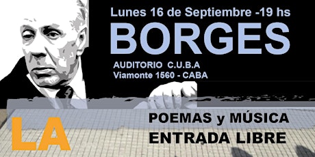 Imagen principal de Borges Poemas  y música "La otra Vereda"