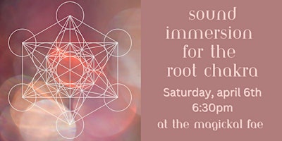 Sound Immersion for the Root Chakra primary image