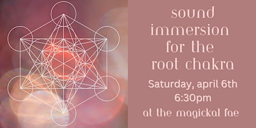 Imagem principal do evento Sound Immersion for the Root Chakra