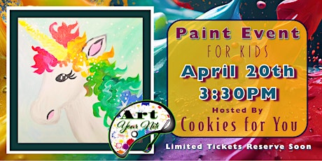 Paint Event: April 20 Magical Unicorn