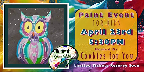 Paint Event: April 23 Abstract Owl