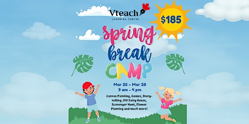 Immagine principale di Spring Break Camp for Kids 2024 (Mar 25 - Mar 28) 