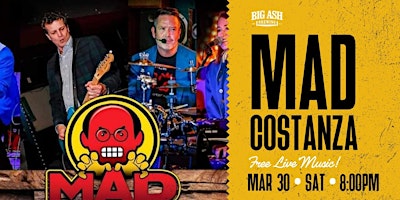 Mad Costanza LIVE at Big Ash Brewing! FREE SHOW! primary image