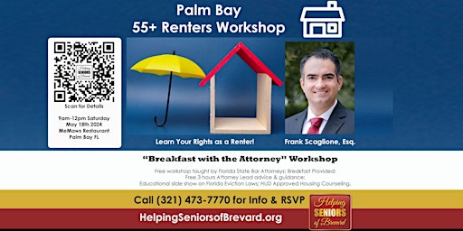 Imagem principal do evento Palm Bay 55+ Renters Workshop - May 2024