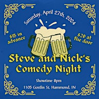 Imagem principal do evento Steve and Nicks Comedy Night