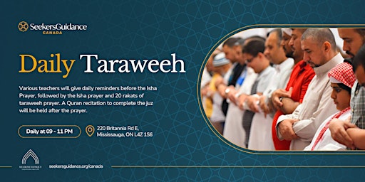 Imagem principal do evento Daily Taraweeh