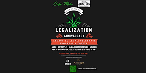 Primaire afbeelding van Legacy to Legal: MRTA Anniversary Bash, Presented by JUSTÜS @Cafe Melo