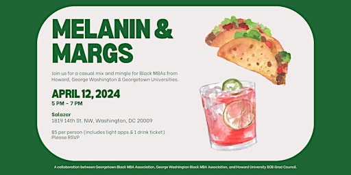 Imagen principal de Melanin & Margs: DC Black MBA Happy Hour