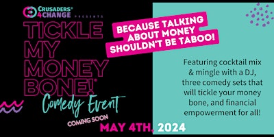Primaire afbeelding van Tickle My Money Bone! A Comedy & Financial Empowerment Event