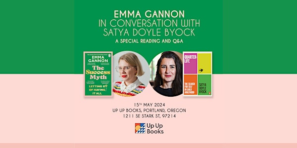Author event with Emma Gannon in conversation with Satya Doyle Byock
