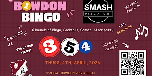 Imagem principal do evento Bowdon Bingo