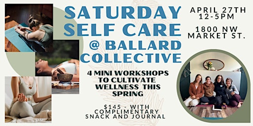 Imagem principal do evento Saturday Self-Care Mini Retreat @theballardcollective