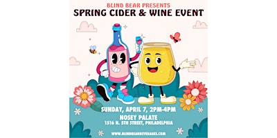 Imagem principal do evento Springtime Cider & Wine Event