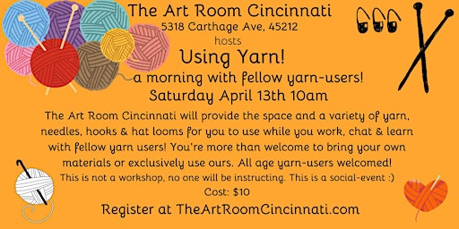 Using Yarn! A morning hang with fellow yarn users primary image