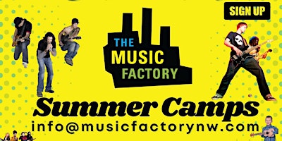 Primaire afbeelding van Summer Camps Deposits at The Music Factory 2024