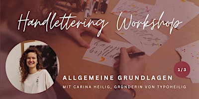 Primaire afbeelding van Handlettering Workshop – Allgemeine Grundlagen 1/3