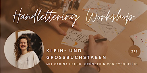 Imagem principal do evento Handlettering Workshop – Klein- und  Großbuchstaben 2/3