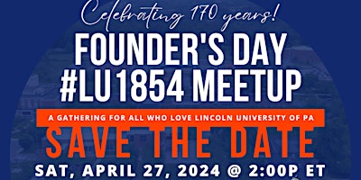 Imagem principal do evento #LU1854 Founder's Day in Atlanta