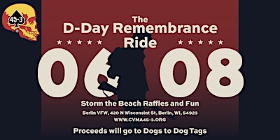 CVMA® WI 45-3 - D-Day Remembrance Ride primary image