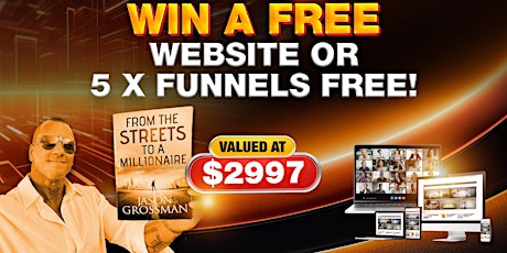 Win a Professional Full Website or 5 x Funnels Valued at $2997!