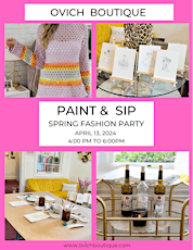 Paint & Sip Spring Fashion Party