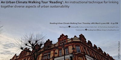 Hauptbild für An Urban Climate Walking Tour ‘Reading’